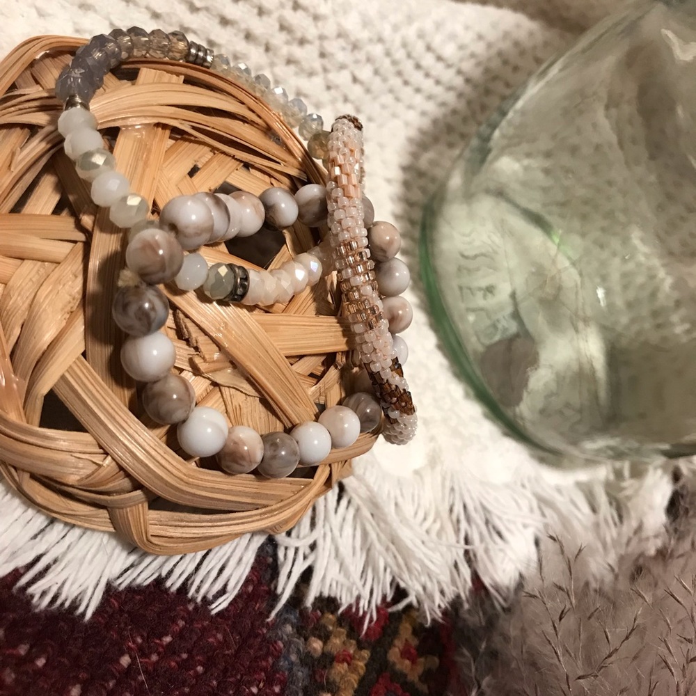 Set of 3 bracelet Stack